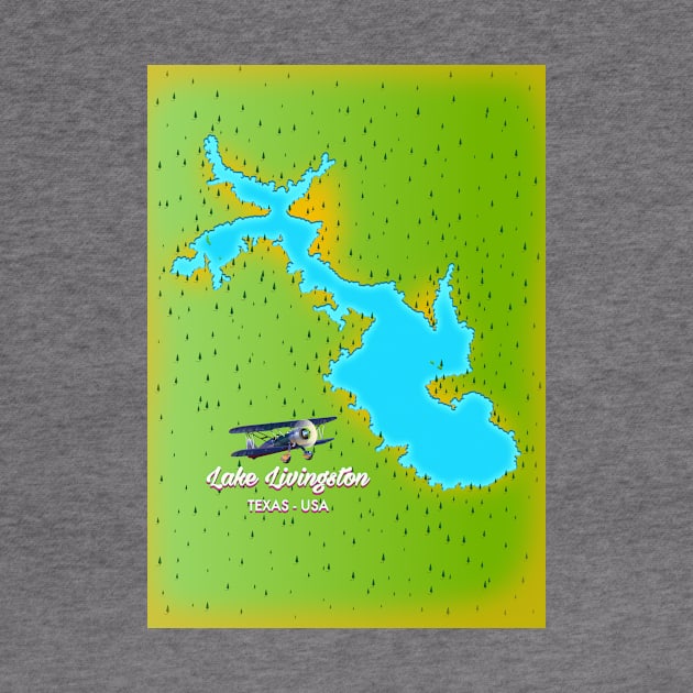 lake livingston Texas Lake map by nickemporium1